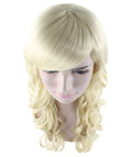 Blonde Long Curly Wig 