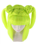 Lime Twist Ponytail Wig