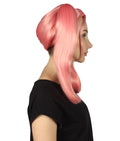Women's Medium Rag Doll Pink Wig