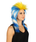 Uruguay Flag Mullet Wig