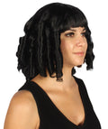 Colonial Historical Black Curly Cosplay Wig