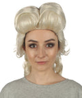Colonial Curly Blonde Wigs