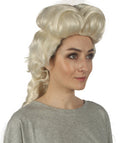 Colonial Curly Blonde Wigs