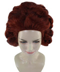 uburn Short Curly Colonial Historical Lady Wig