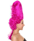 Rococo Royalty | Historical Era 17th 18th Century Updo Wig | Multiple Colors | Premium Halloween Wig