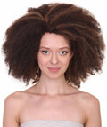 Short Afro Kinky Curly Unisex Wig | Party Ready Fancy Cosplay Halloween Wig | Premium Breathable Capless Cap