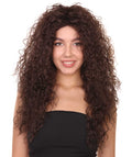 Bella Strange Witch | Wild Long Thick Dark Curly Hair Wig | Premium Halloween Wig