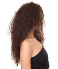 Bella Strange Witch | Wild Long Thick Dark Curly Hair Wig | Premium Halloween Wig