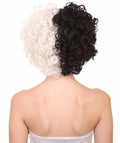 Cruel Ella Fashion Designer | Black and White Classic Character Wig  | Premium Halloween Wig