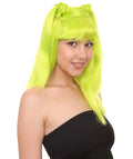 Lime Twist Ponytail Wig