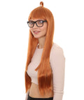 Brown Long Straight Wig