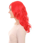 Red Curly  Mermaid Women's Wig
