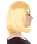 Womens Actress Wig | Blonde Medium Bob Wig | Premium Breathable Capless Cap