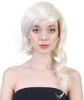 White Synthetic Fiber Wig