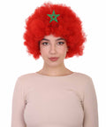 best morocco flag afro wig