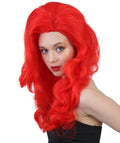 Red Layered Wig