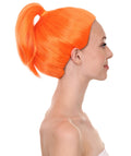 Orange Short Ponytail Wig