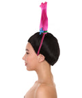 Adult Woman's Troll Queen Headband with Hair Flame-retardant Synthetic Fiber.
