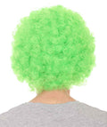 Green Unisex Afro Wig | Neon Green Jumbo Sports Wig
