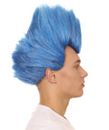 blue halloween wig