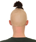  Bald Cap Brown Wig