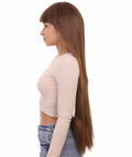 Extra Long Straight Cosplay Brown Wig