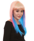 Long Bob Multicolored Cosplay Wig