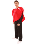 Adult Men's Valentine's Day Heart Costume |  Red and Black Cosplay Costume