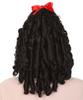 Colonial Lady Black Curly Wig