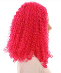 Womens Animation Orange Curly Wig | Orange TV/Movie Wigs | Premium Breathable Capless Cap