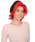 Unisex Robot Red and Black Wig