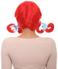 Funny Red Braided Pigtail Wig