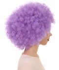 Short Afro Clown Unisex Wig | Fancy Halloween Wig Premium Breathable Capless Cap