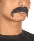 Black Facial Horseshoe Moustache