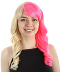 Long Length Wavy Cosplay Halloween Costume Party Hair Synthetic Fiber Mermaid Fairytale Wig, 18 Inches | HPO