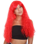 Red Curly Womens Wig