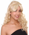 Long Curly Blonde Princess Wig