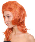 Jessica Rabbit Womens Wig | Orange Party Ready Fancy Cosplay Halloween Wig | Premium Breathable Capless Cap