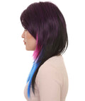 Pink Blue Witch Wig