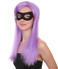 Womens Superhero Wig Collection |  Wig with Mask Set | TV/Movie Wigs | Premium Breathable Capless Cap