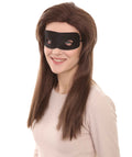 Womens Superhero Wig Collection |  Wig with Mask Set | TV/Movie Wigs | Premium Breathable Capless Cap