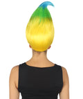 HPO Adult Unisex Multi-Color Troll Wig | Multiple Color Options