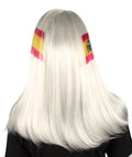 Adult Women’s Flag-themed Long Wig with Bangs for Sporting Events, Multiple Countries Option, Flame-retardant Synthetic Fiber Wig

 | HPO