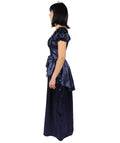Women's Navy Blue Lady Manor Ballroom Costume