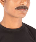 HPO Men's Human Hair Mustache Cosplay Facial Hair