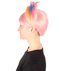 Adult Women's Pink Pigtails Troll Wig | Perfect for Halloween | Synthetic Fiber | Perfect for Halloween